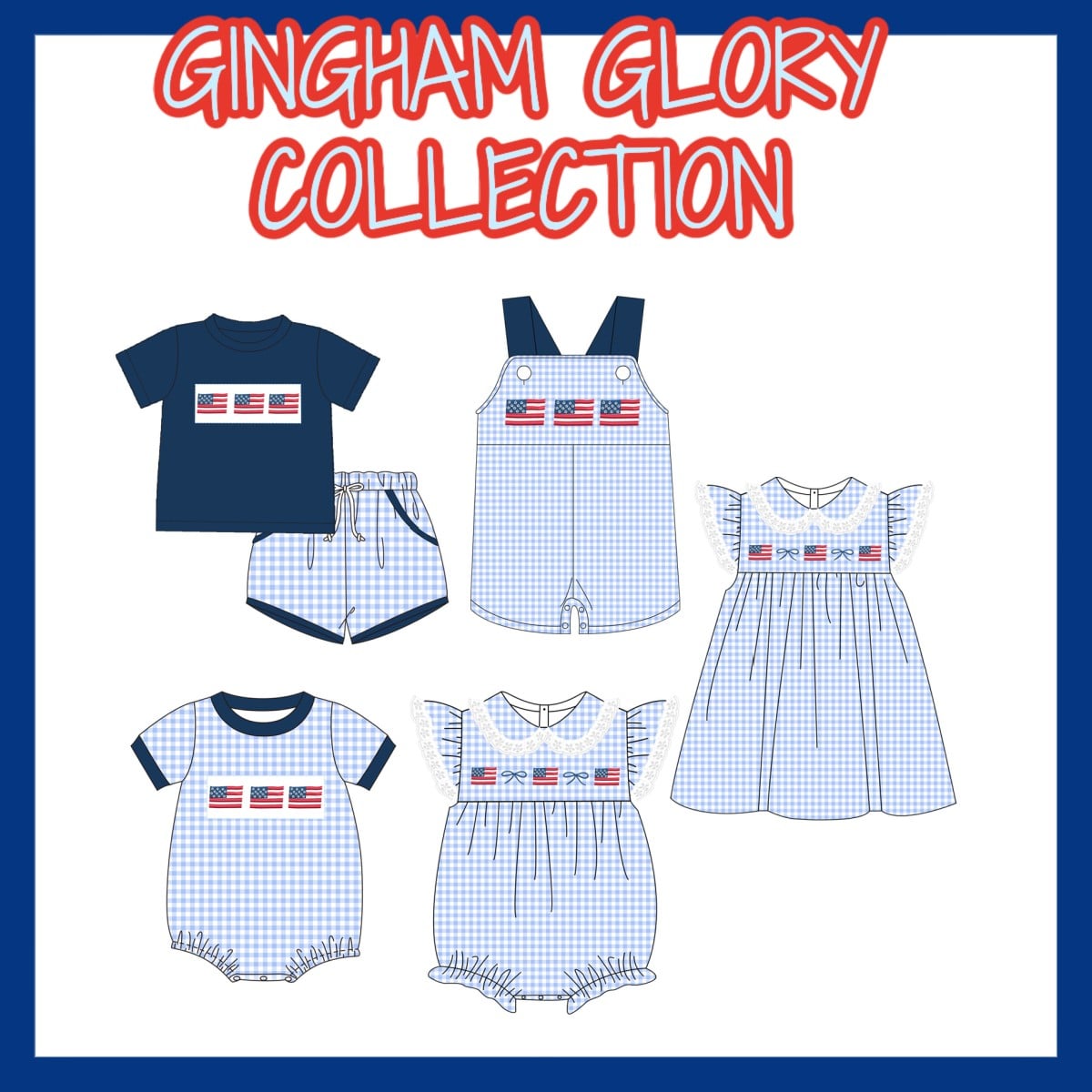GINGHAM GLORY COLLECTION - ETA APRIL