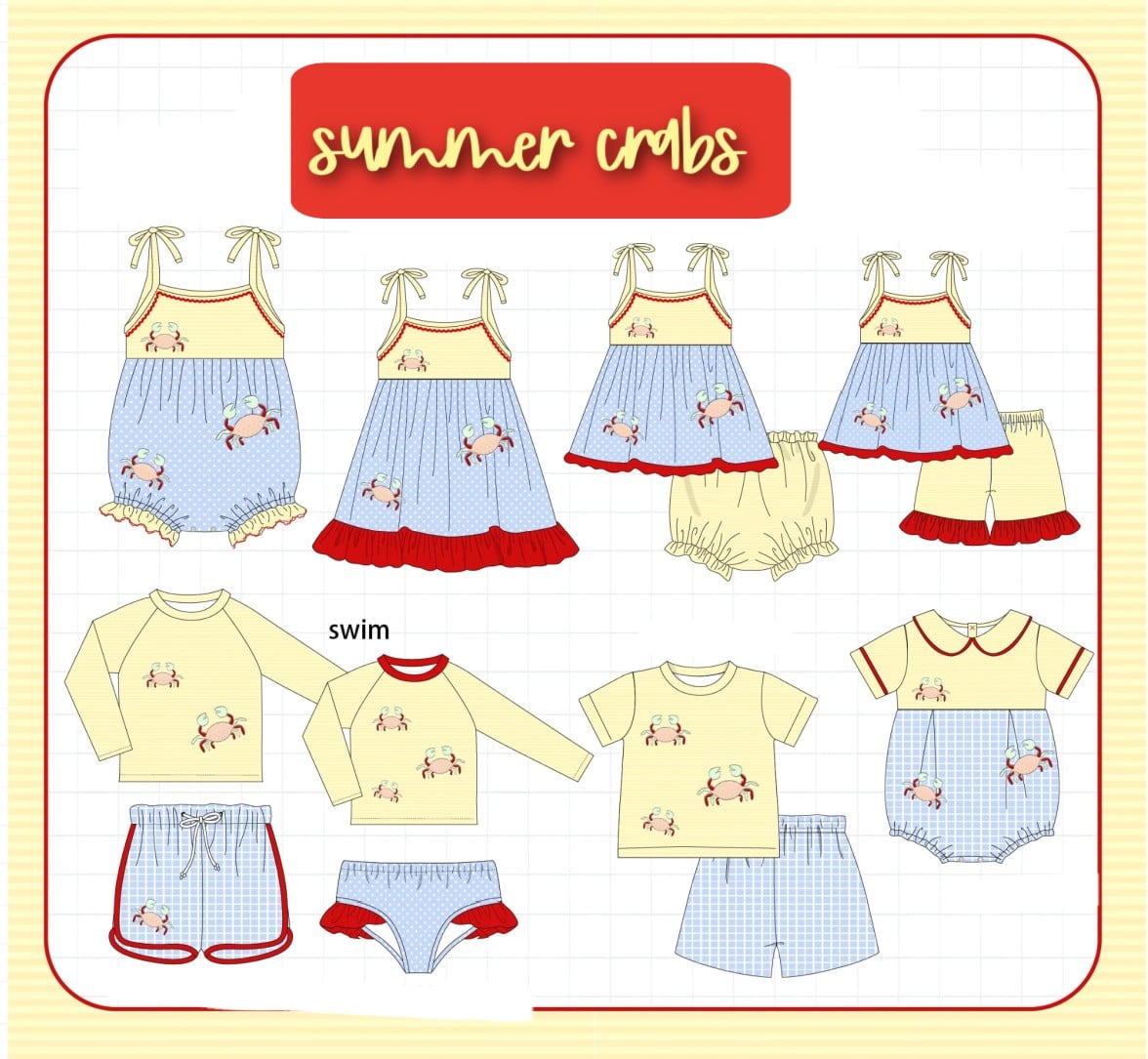 SUMMER CRABS COLLECTION - ETA JULY