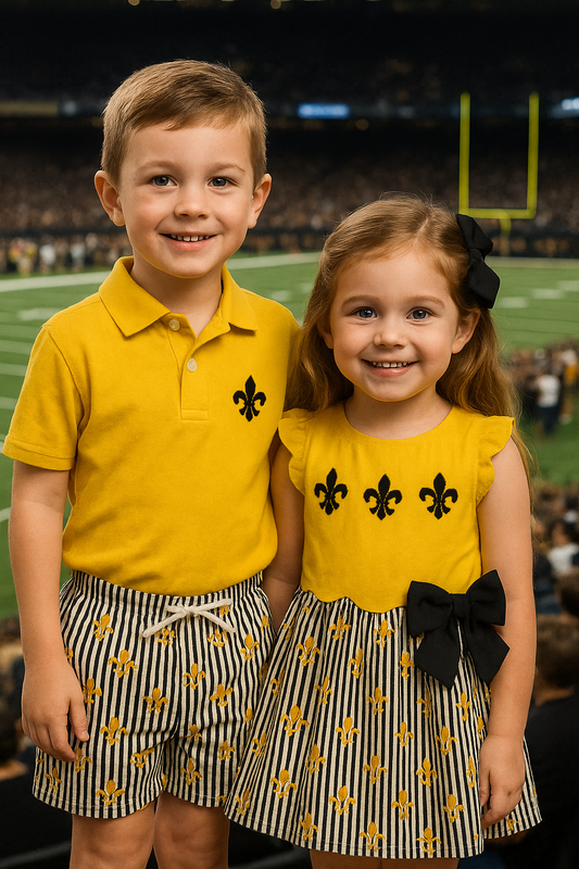 PO 6 black and gold french knot Collection - In STOCK