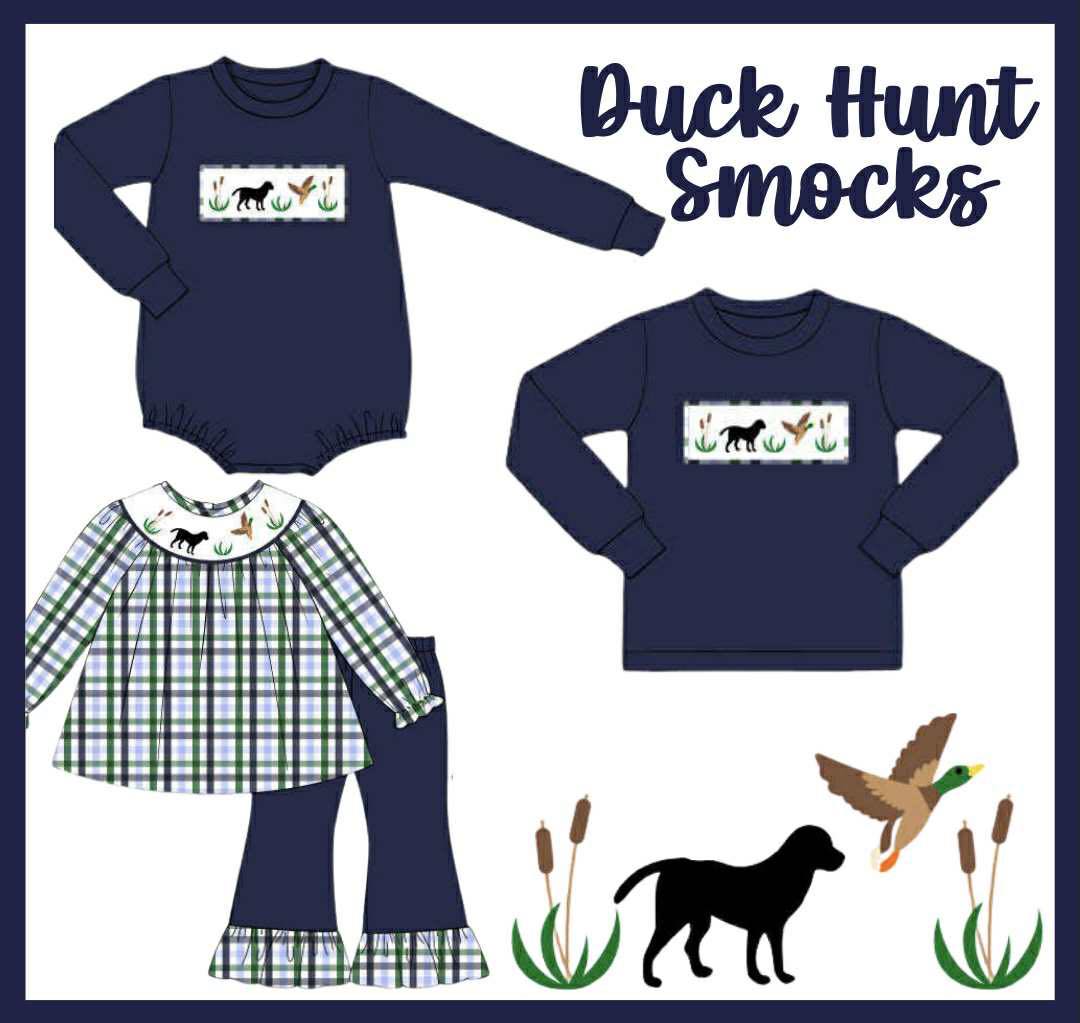 DUCK HUNT SMOCKED COLLECTION - ETA JAN