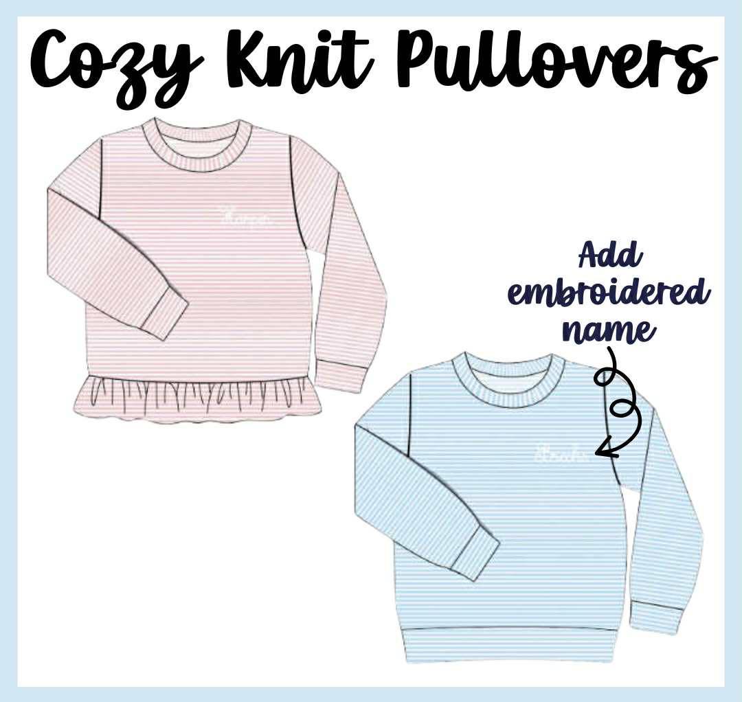 COZY KNIT PULLOVER COLLECTION - ETA JAN