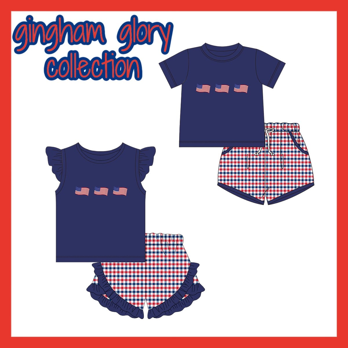 GINGHAM GLORY COLLECTION - ETA APRIL