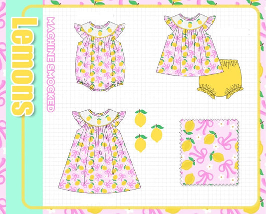 LEMONS MACHINE SMOCKED COLLECTION - ETA MARCH