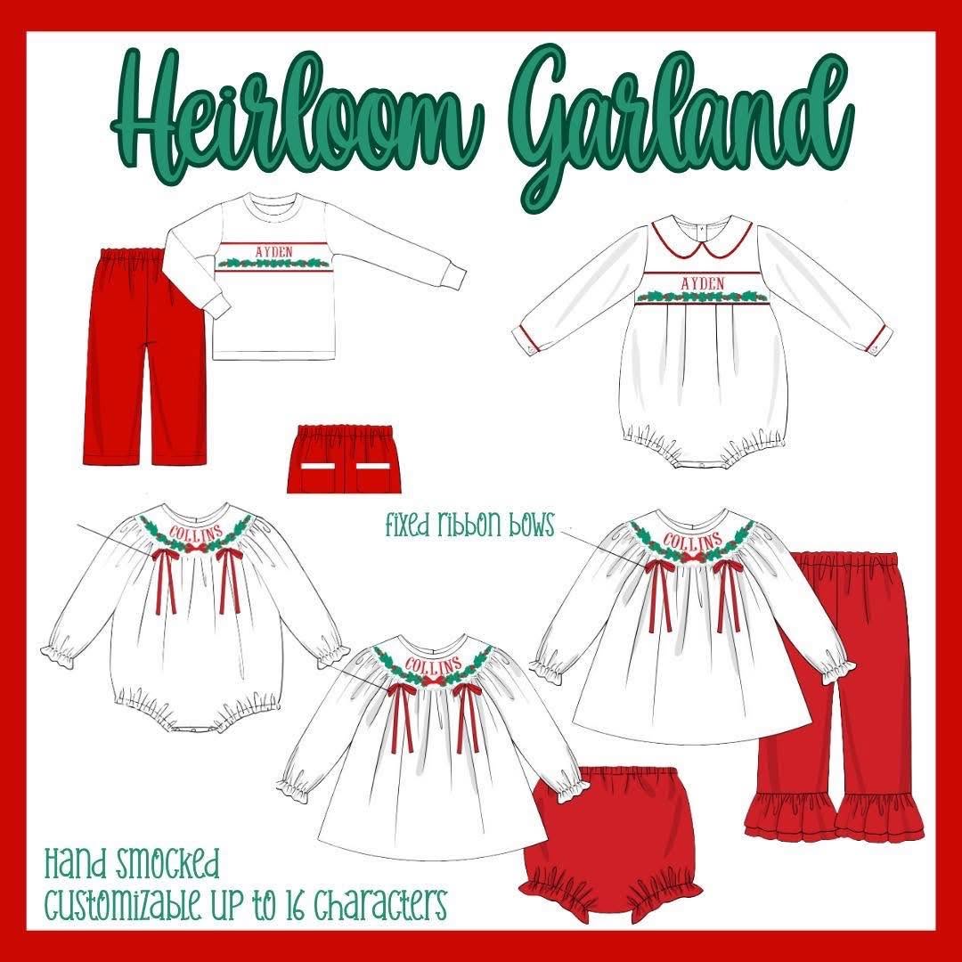 HEIRLOOM GARLAND COLLECTION - ETA NOVEMBER