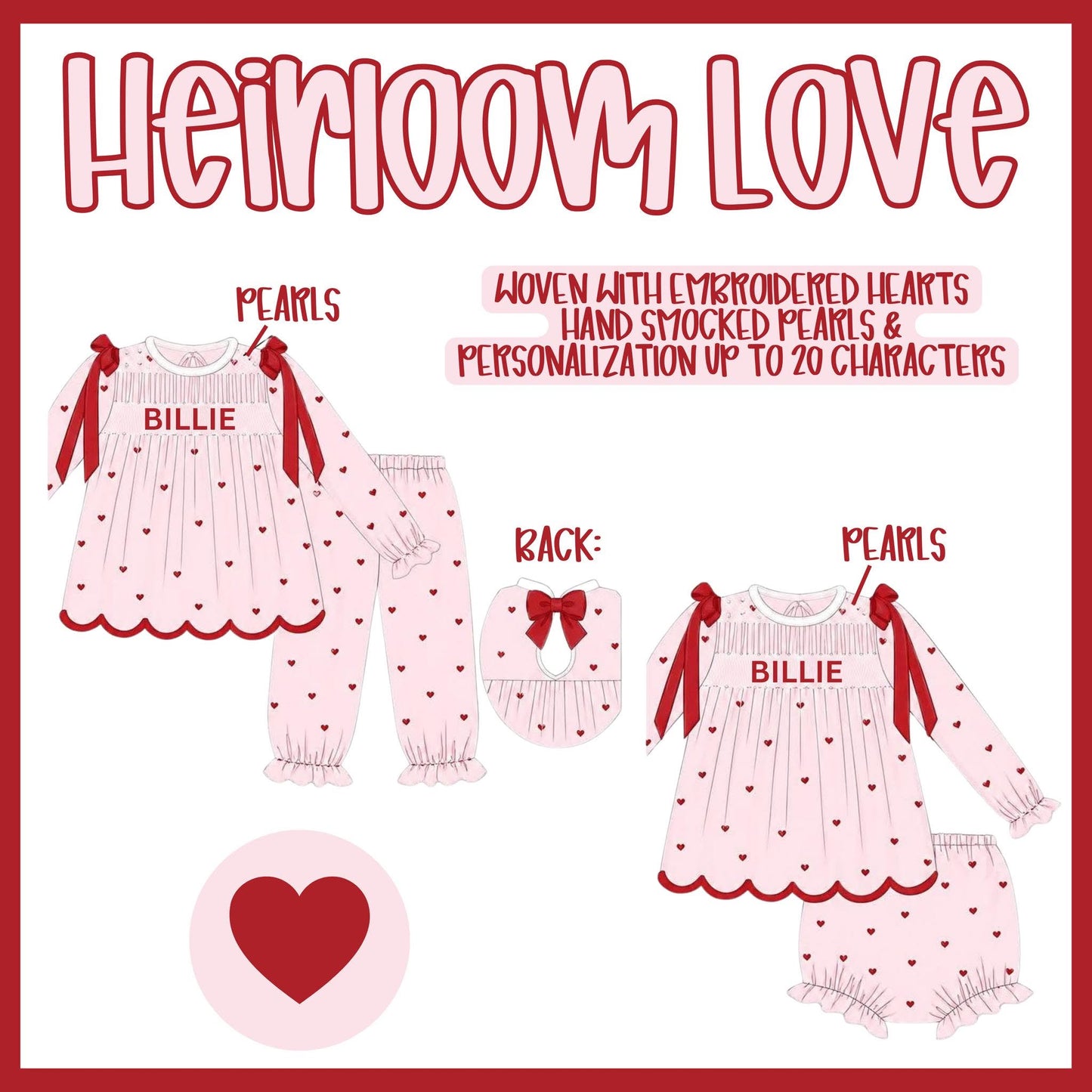 HEIRLOOM LOVE COLLECTION - ETA LATE DEC