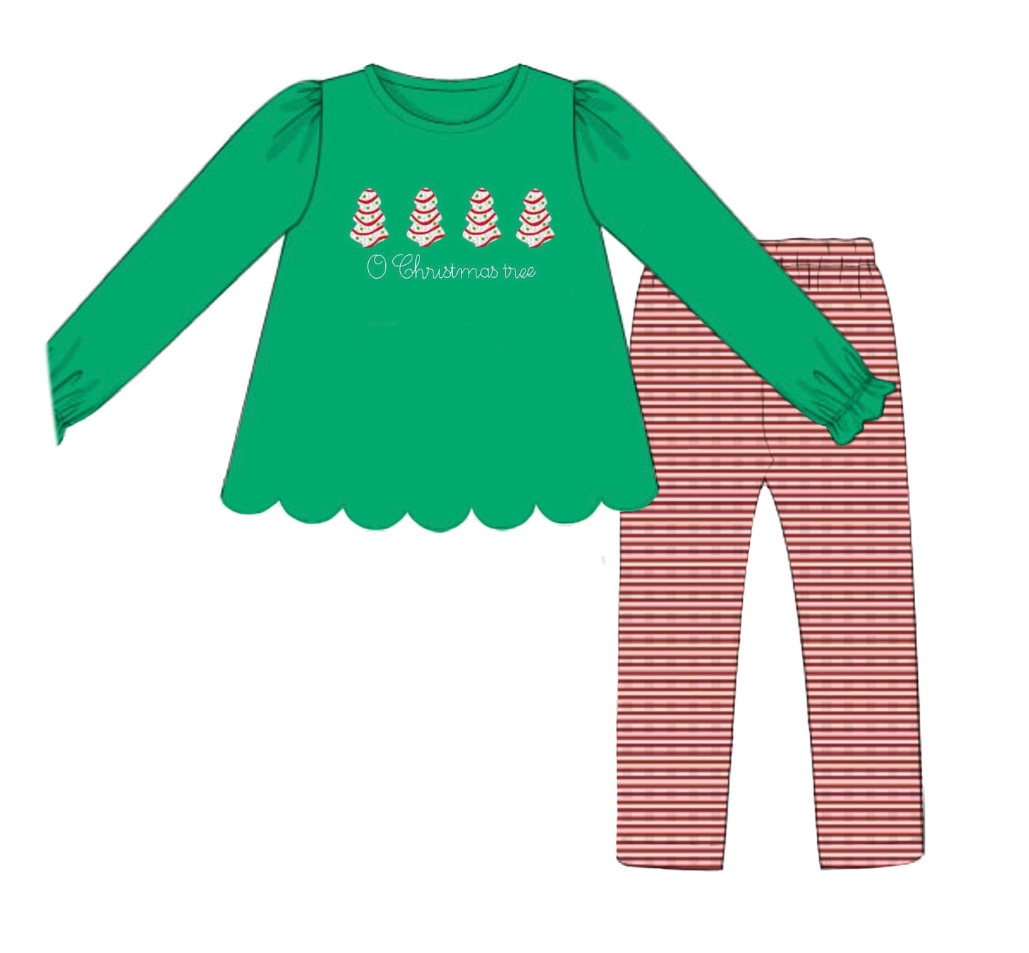 PO92 French Knot Tree Cakes Legging Set
