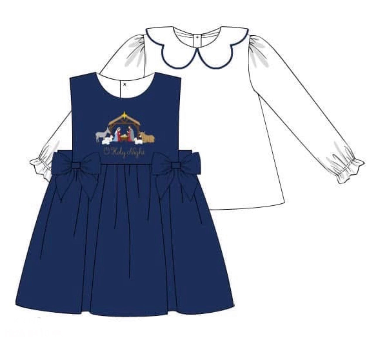 PO92 O Holy Night Dress Set