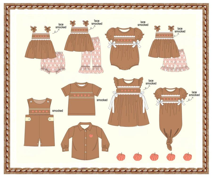 BROWN PUMPKIN SMOCK COLLECTION - ETA AUGUST
