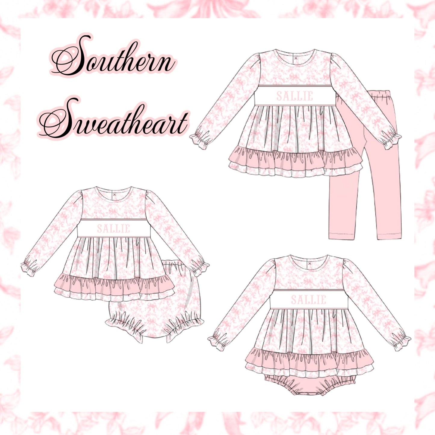 SMOCK PREORDER 9| SOUTHERN SWEETHEART SMOCKS eta DECEMBER TO F&F