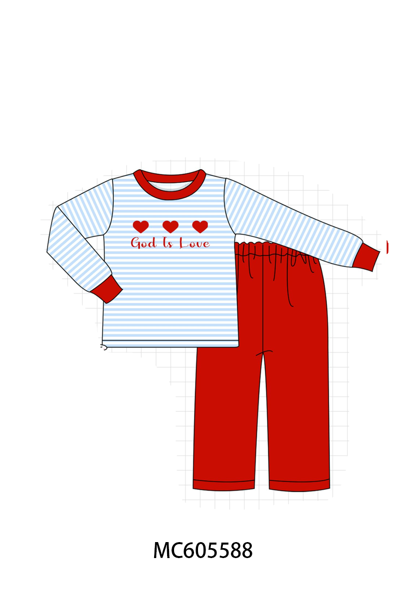 GOD IS LOVE EMBROIDERY-ETA NOV