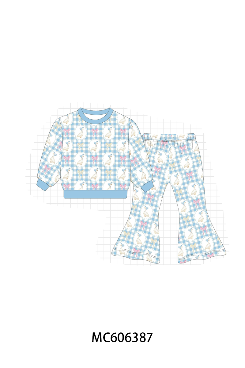 GIRLS BOW PANTS SET-ETA NOV