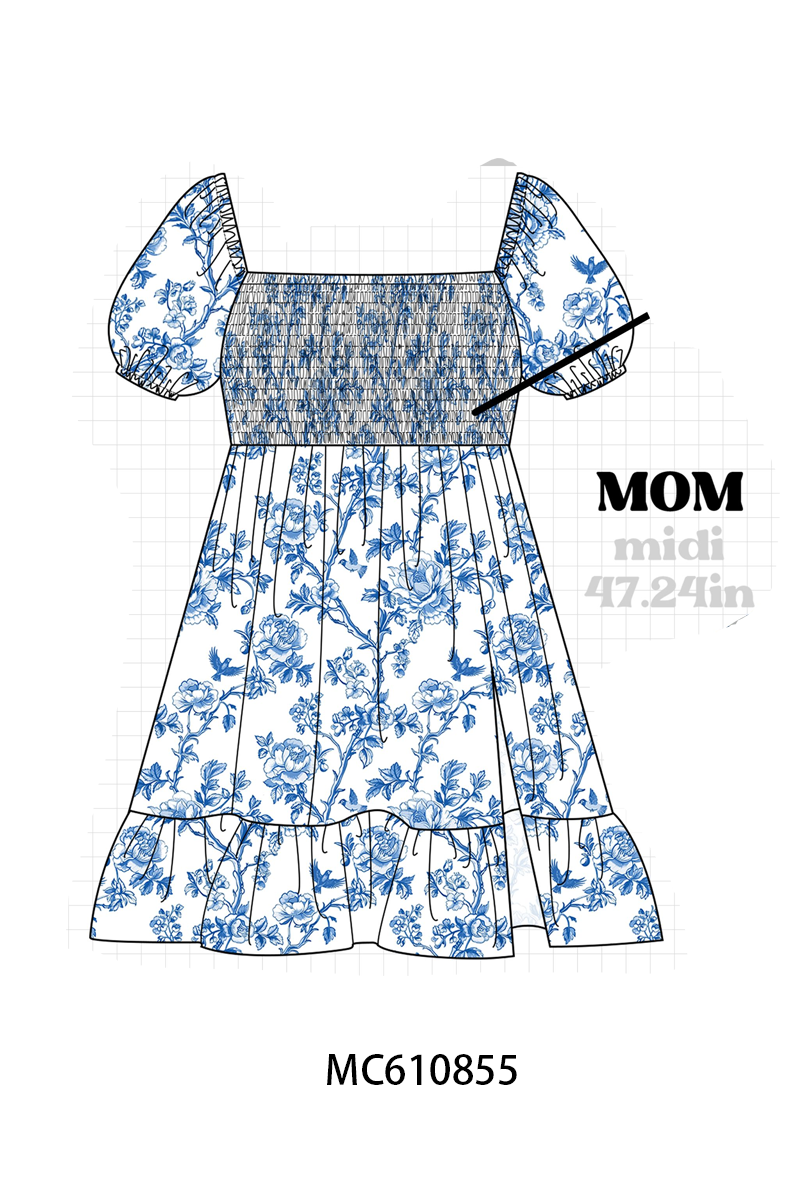 BLUE FLORAL COLLECTION - ETA APRIL