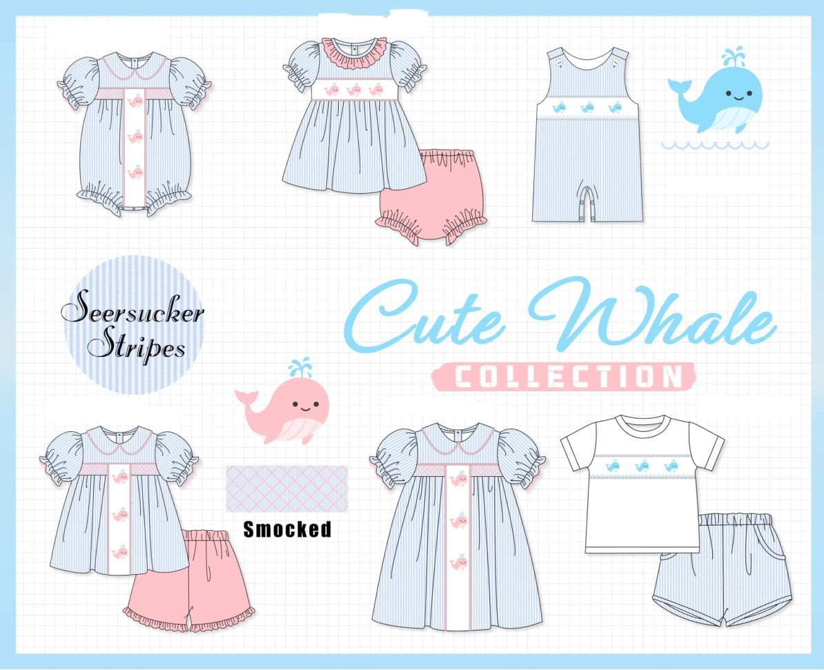 CUTE WHALE COLLECTION - ETA JULY