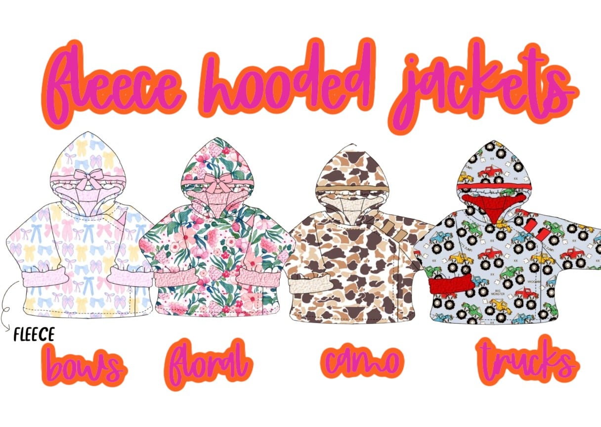 FLEECE HOODED JACKETS - ETA AUGUST