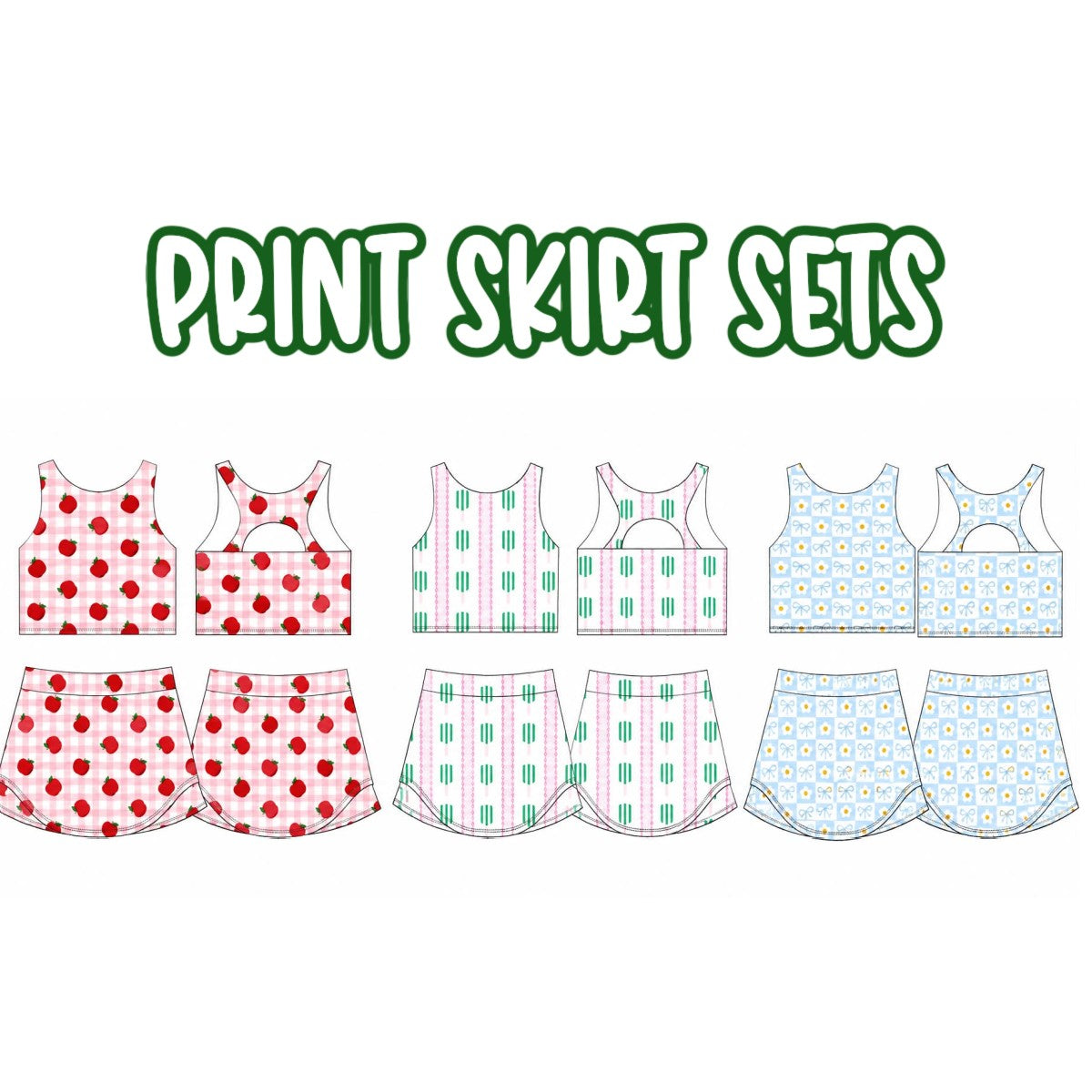 PRINT SKIRT SETS-ETA FEB