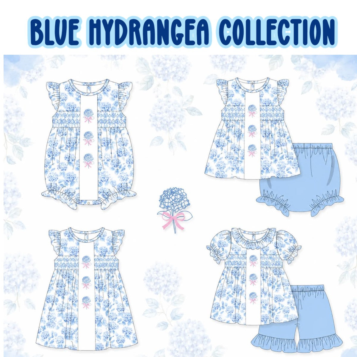 BLUE HYDRANGEA COLLECTION-ETA JAN