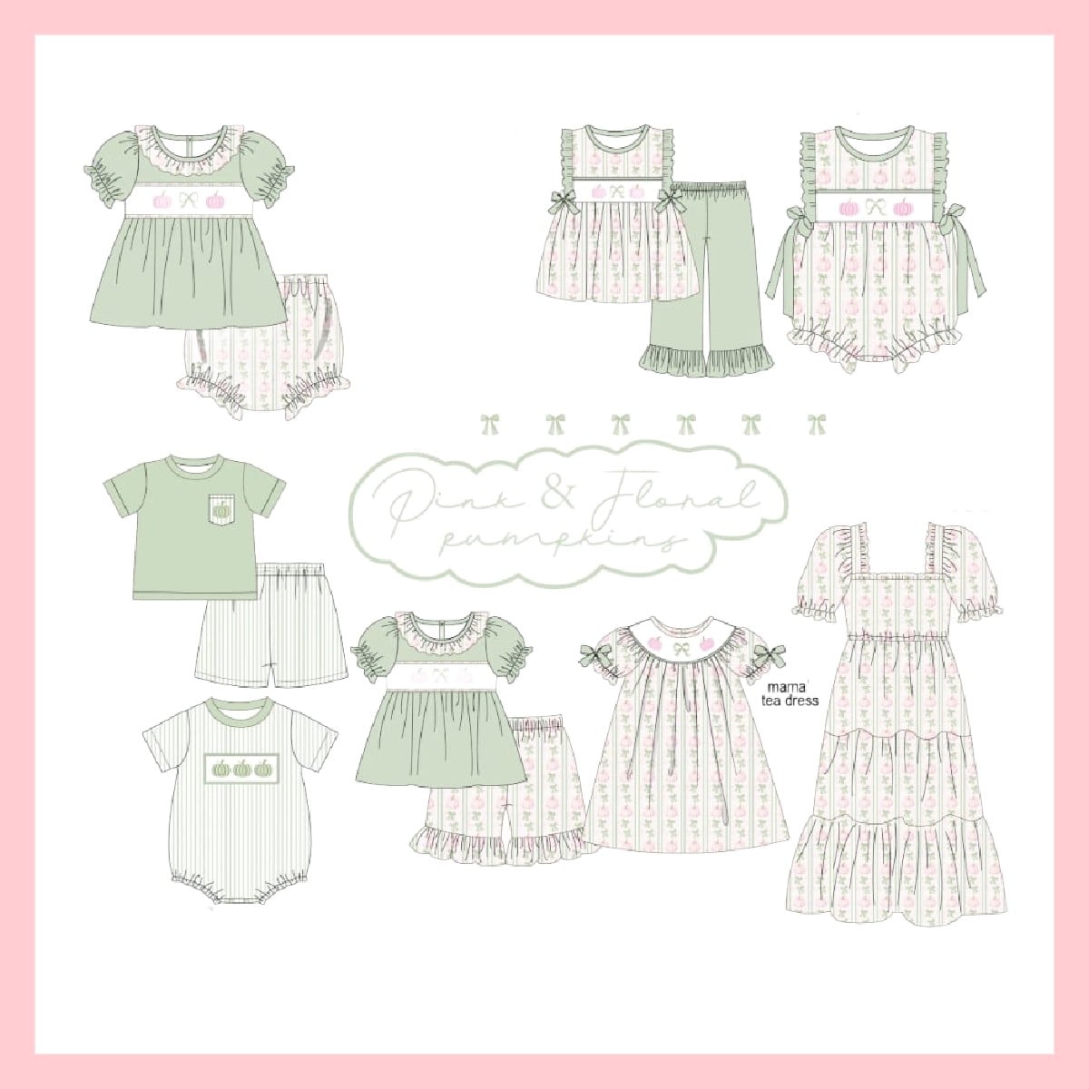 PINK & FLORAL PUMPKINS COLLECTION - ETA AUGUST