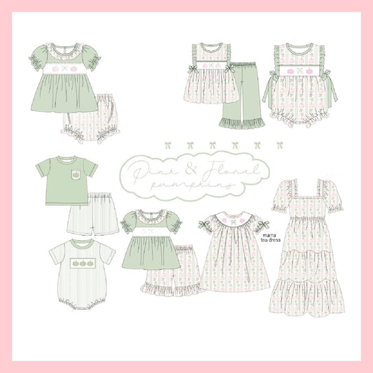 PINK & FLORAL PUMPKINS COLLECTION - ETA AUGUST
