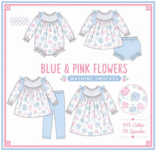 BLUE & PINK FLOWERS COLLECTION - ETA DECEMBER