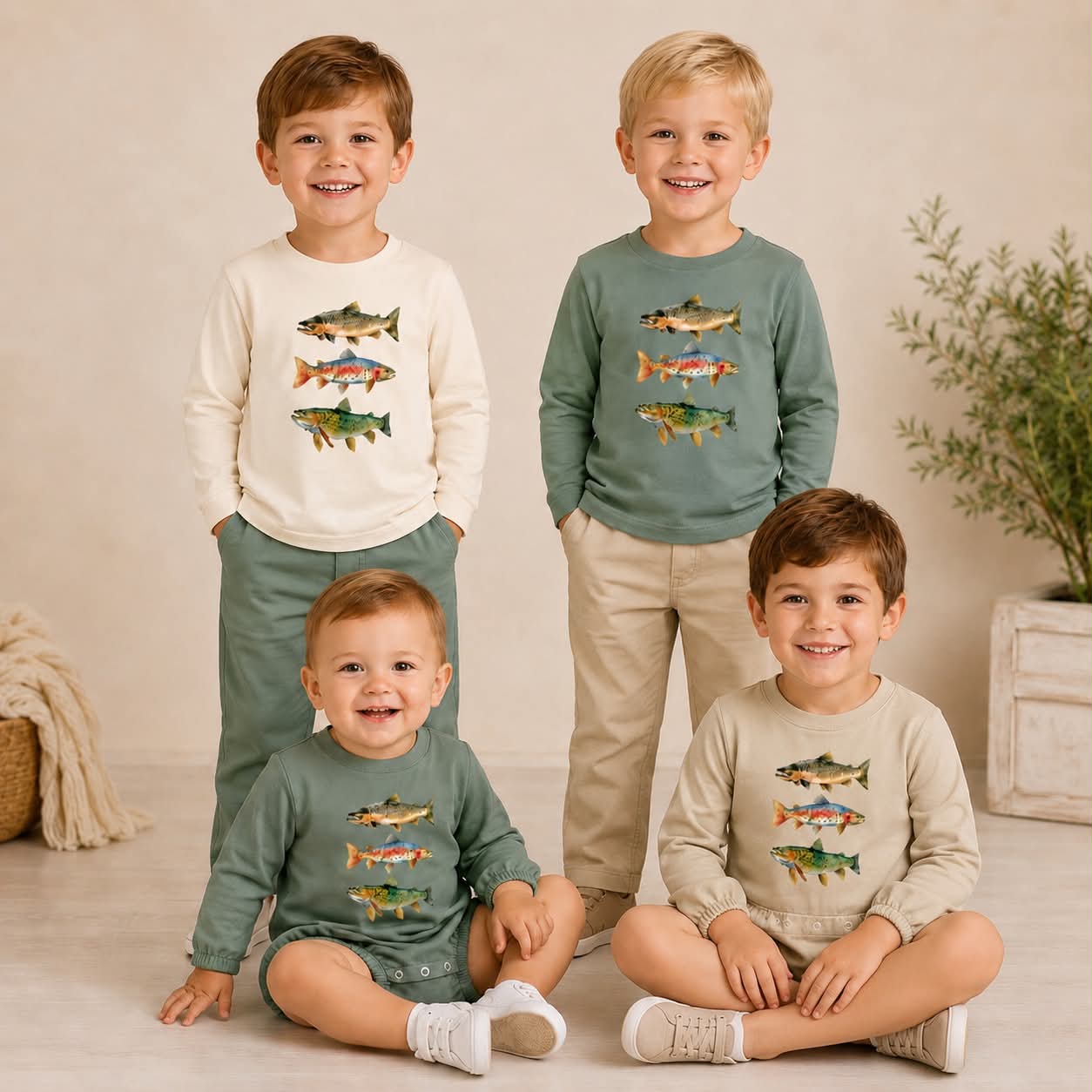 LONG SLEEVE FISH COLLECTION