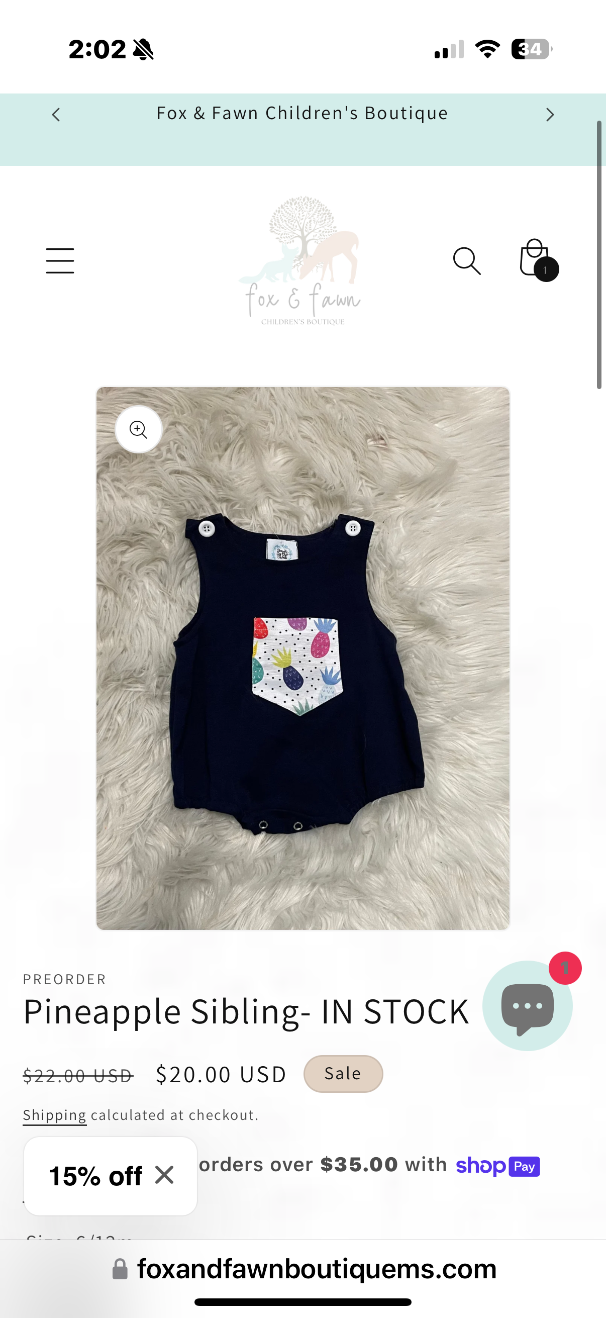 Pineapple Sibling- IN STOCK