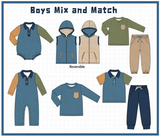 BOYS MIX AND MATCH COLLECTION - ETA DECEMBER