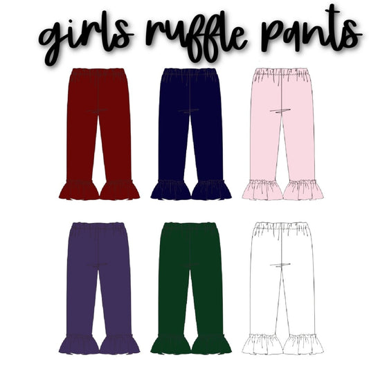 GIRLS RUFFLE PANTS - ETA AUGUST