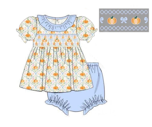 PO89 Pumpkin Tractors & Trellis Bloomer Set