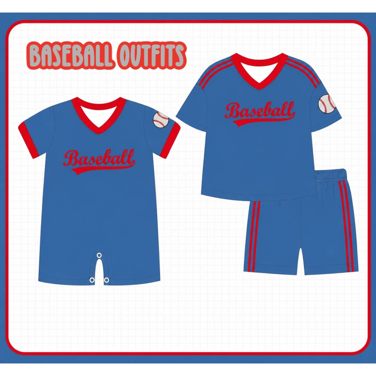 BASEBALL OUTFIT-ETA JAN