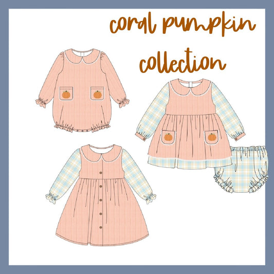 CORAL PUMPKIN COLLECTION - ETA AUGUST
