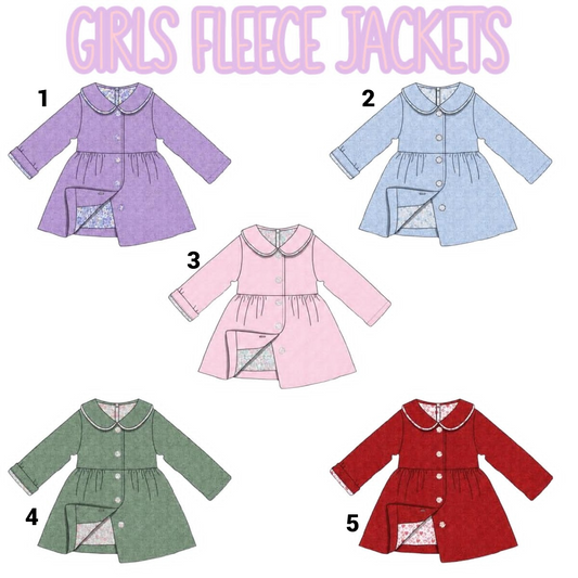 GIRLS FLEECE JACKETS COLLECTION - ETA NOV