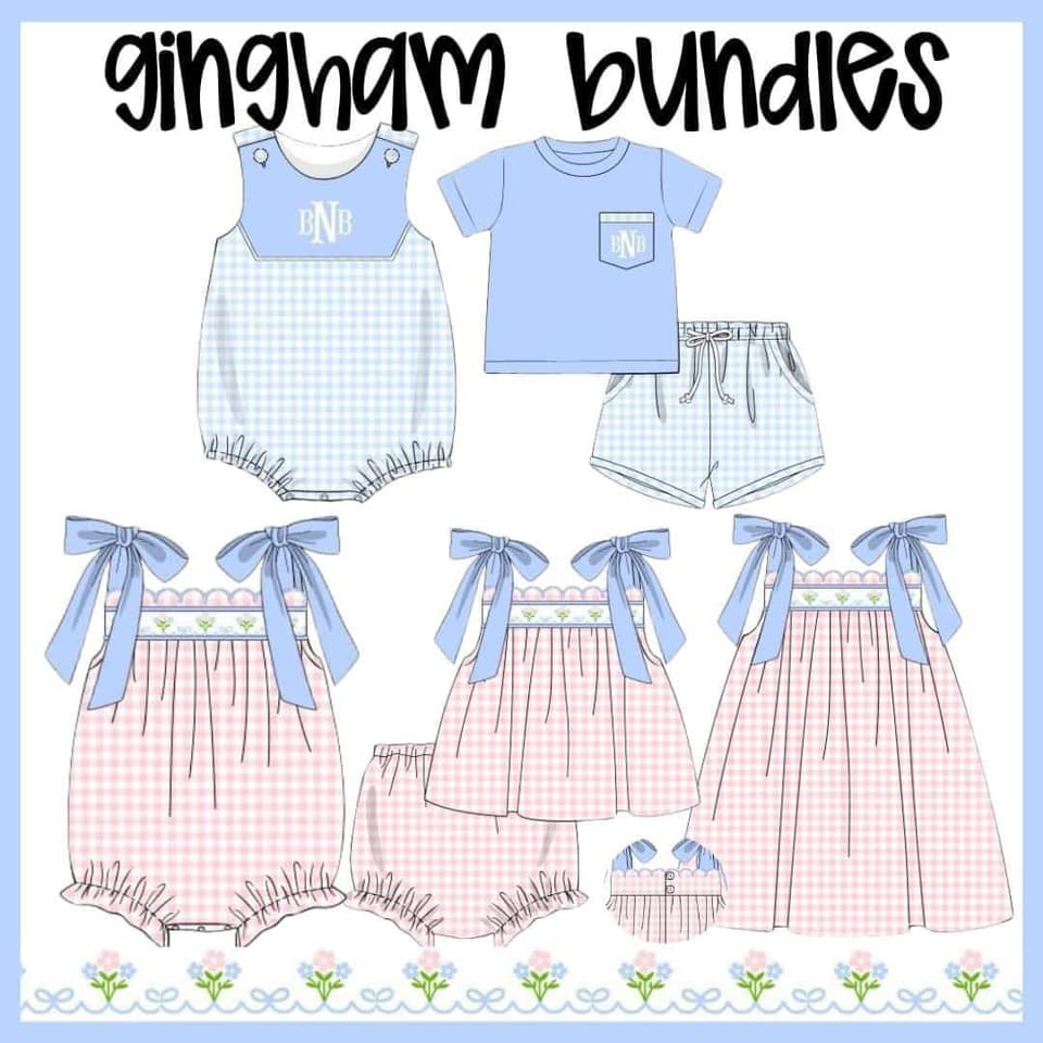 Gingham Bundles - ETA LATE APRIL