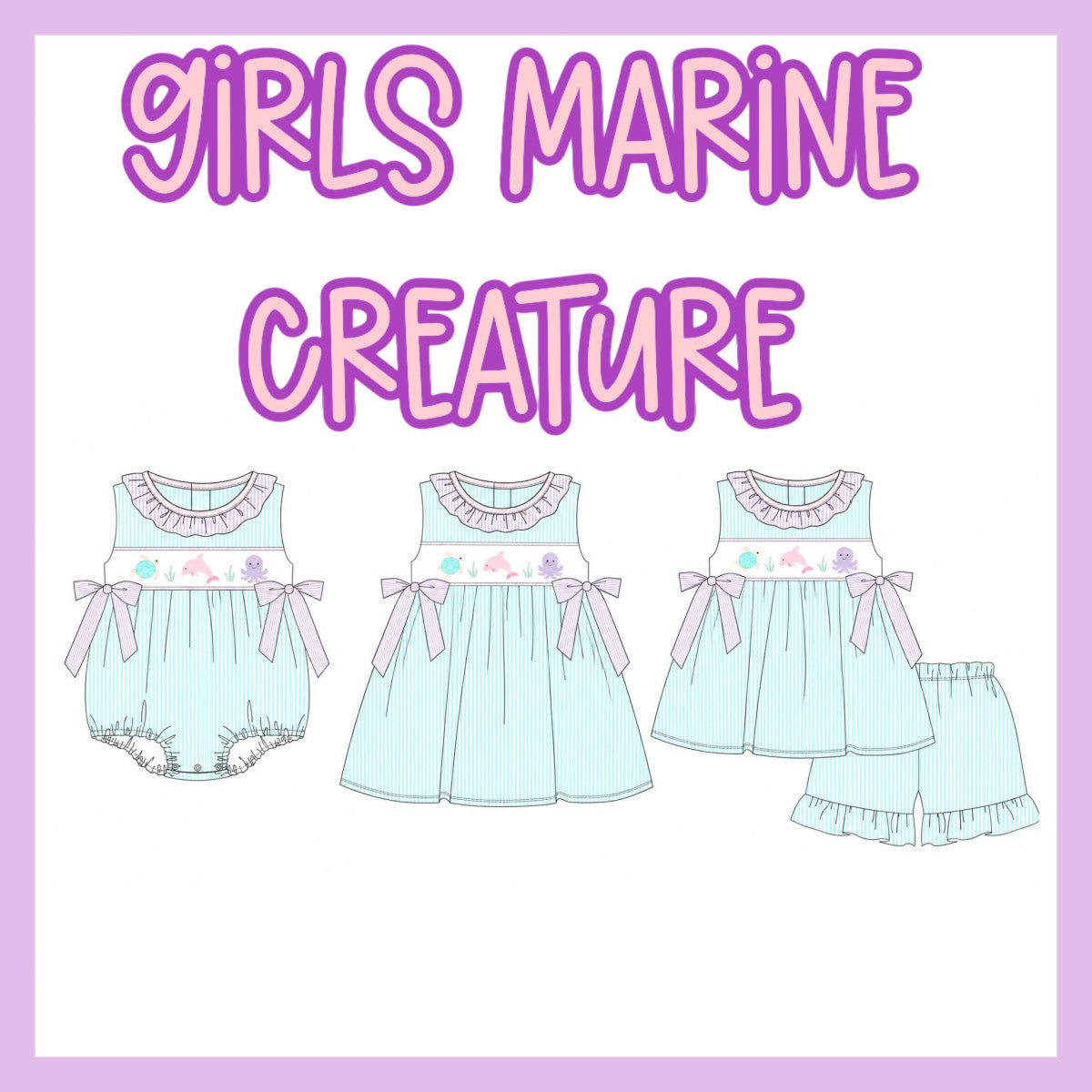 GIRLS MARINE CREATURE-ETA MARCH