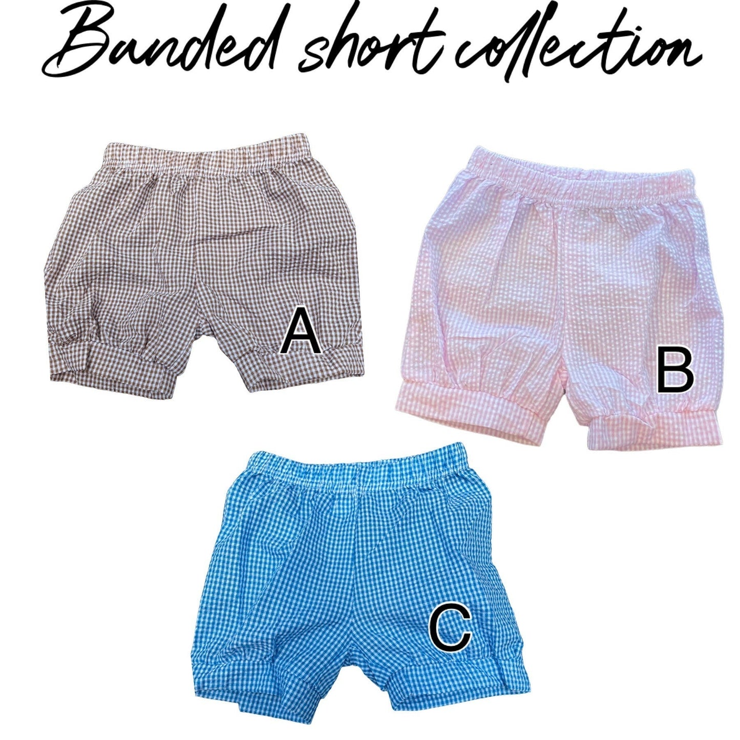 Banded Short Collection - in stock