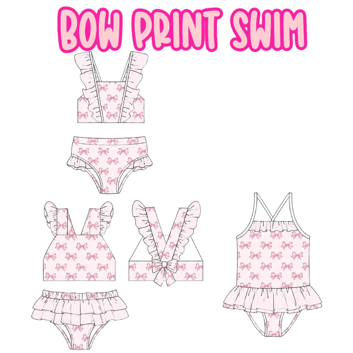 BOW PRINT SWIM-ETA FEB