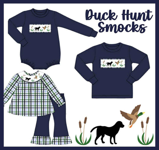 DUCK HUNT SMOCKED COLLECTION - ETA JAN