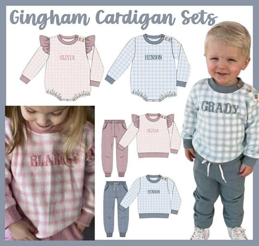 GINGHAM CARDIGAN COLLECTION - ETA JAN
