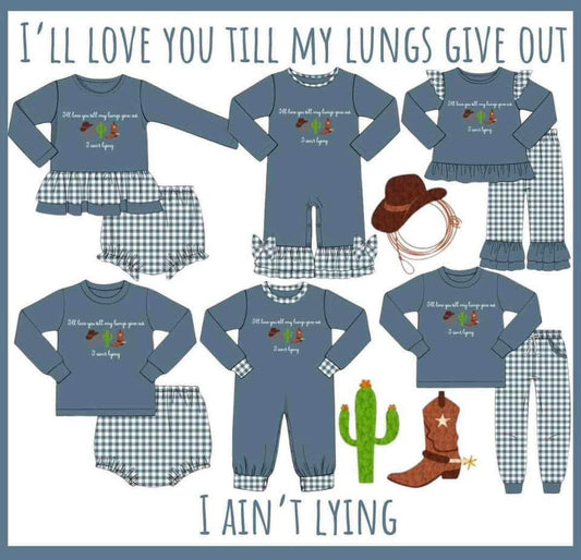 TILL MY LUNGS GIVE OUT COLLECTION - ETA JAN