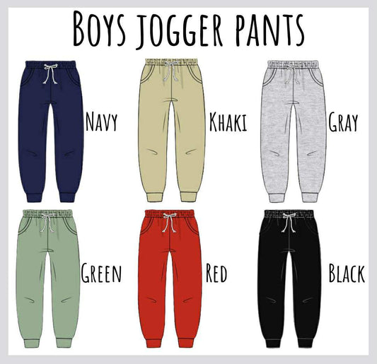 BOY JOGGER PANTS COLLECTION - ETA JAN