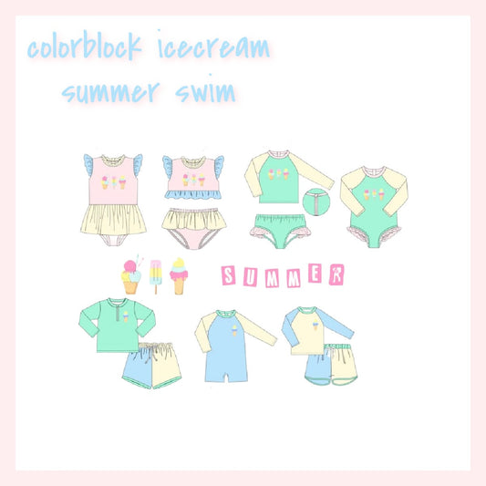 COLORBLOCK ICE CREAM CUMMER SWIM - ETA MARCH