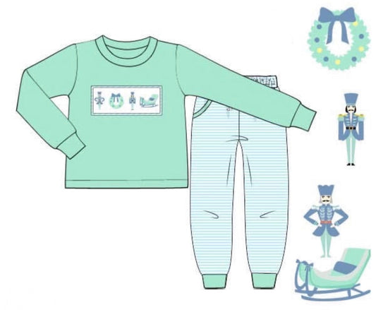 PO92 Pastel Nutcrackers Jogger Set