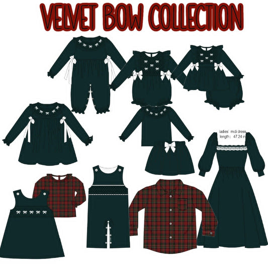VELVET BOW COLLECTION - ETA NOV