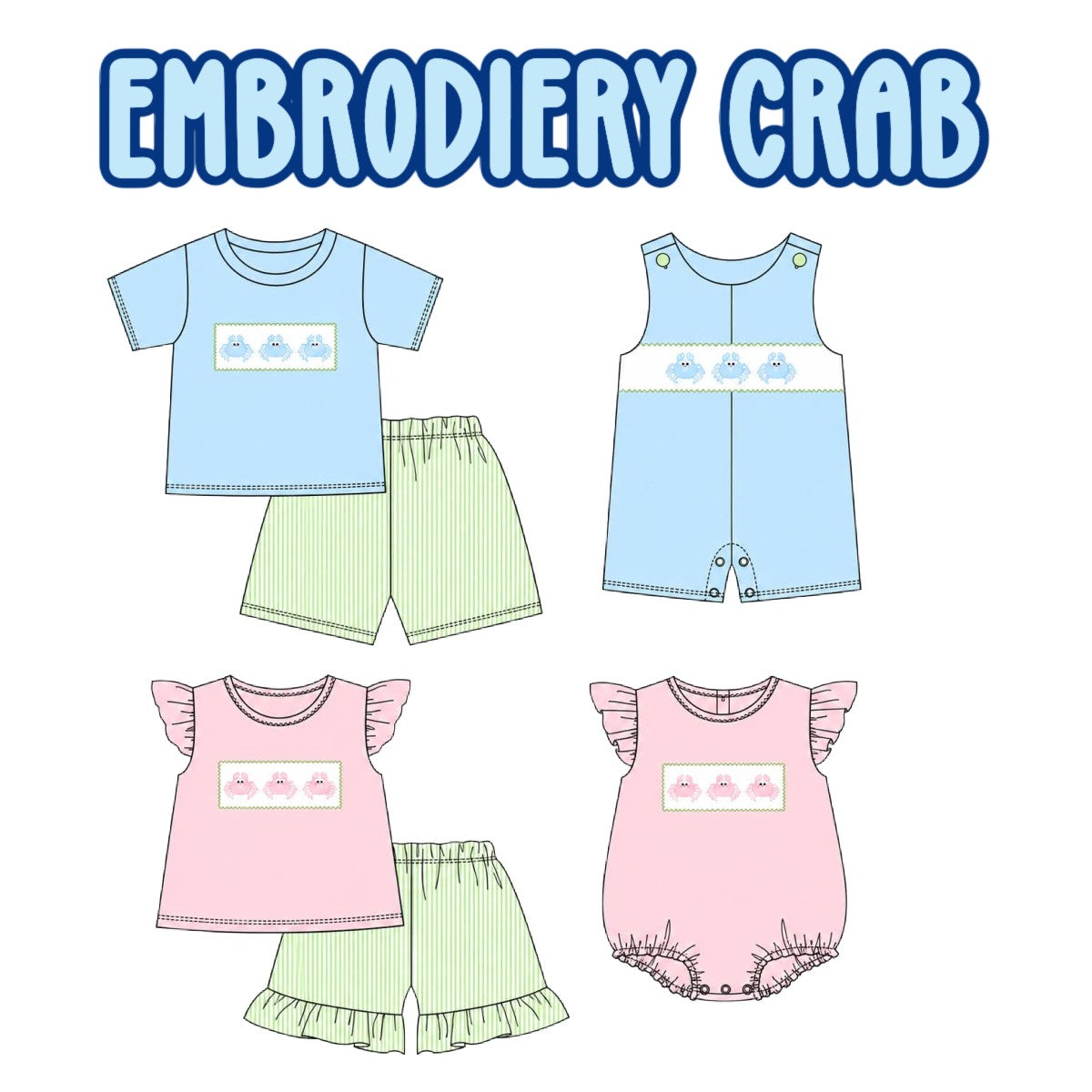 EMBRODIERY CRAB-ETA MAY