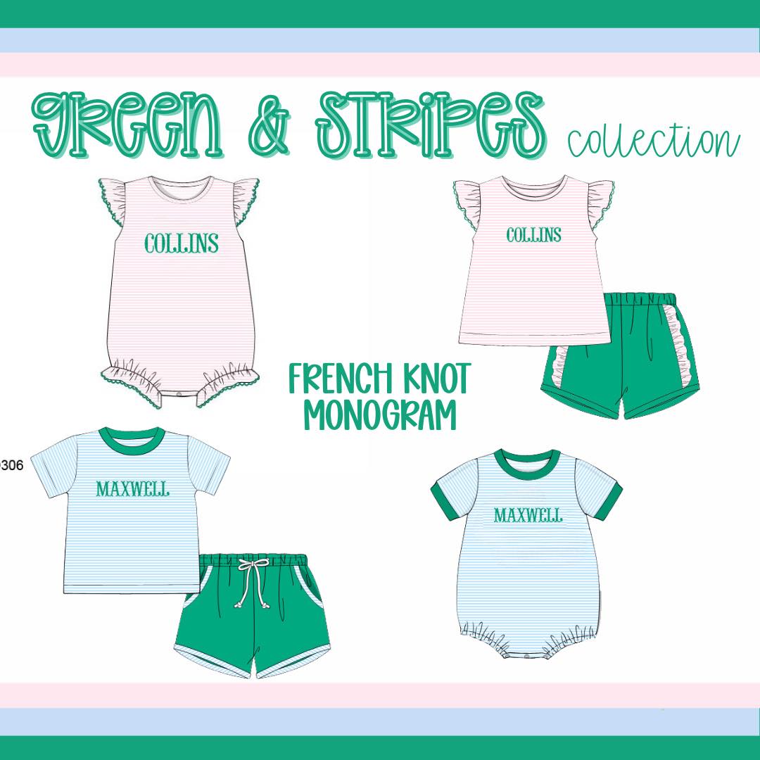 GREEN & STRIPES COLLECTION - ETA JULY