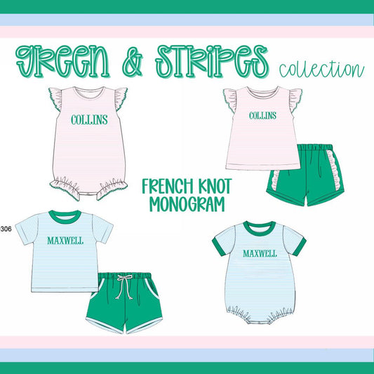 GREEN & STRIPES COLLECTION - ETA JULY