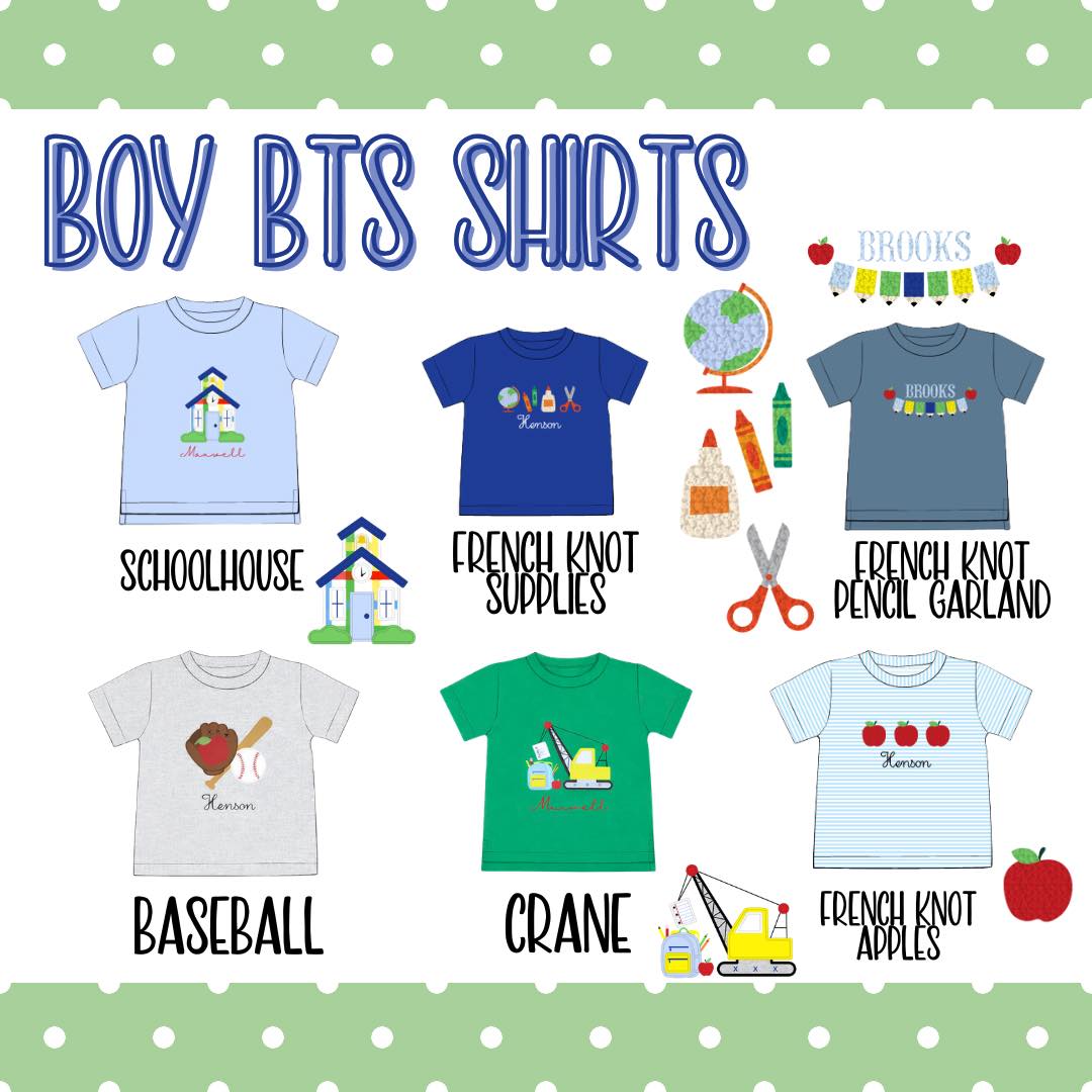 BOYS BTS SHIRTS COLLECTION - ETA JULY