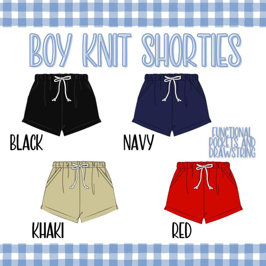 BOY KNIT SHORTS COLLECTION - ETA JULY