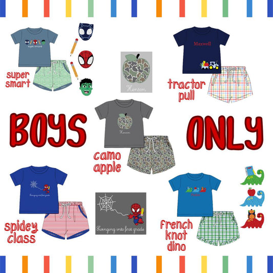 BOYS ONLY COLLECTION - ETA JULY