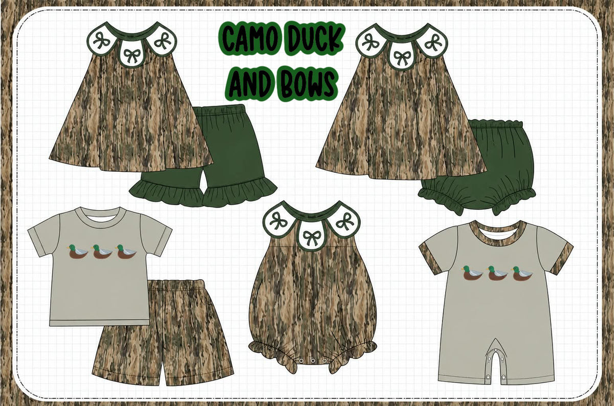 CAMO DUCK & BOWS-ETA APRIL