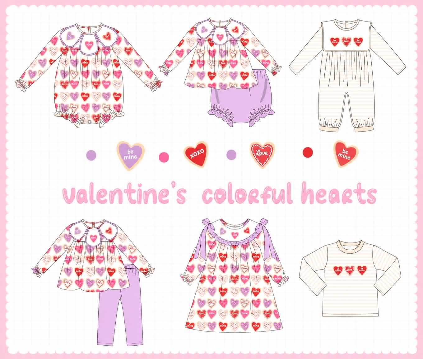 VALENTINE'S COLORFUL HEARTS COLLECTION - ETA DECEMBER
